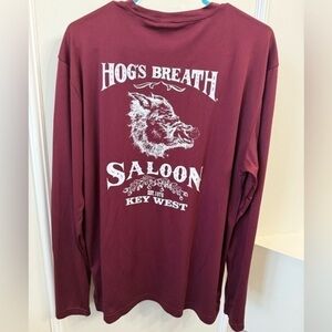 Maroon Long Sleeve Tee